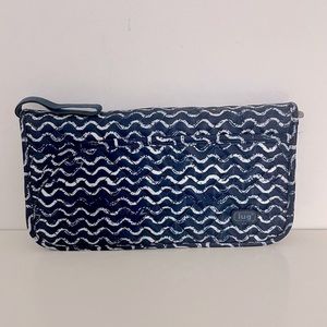 Lug Tango travel wallet in Waves Navy